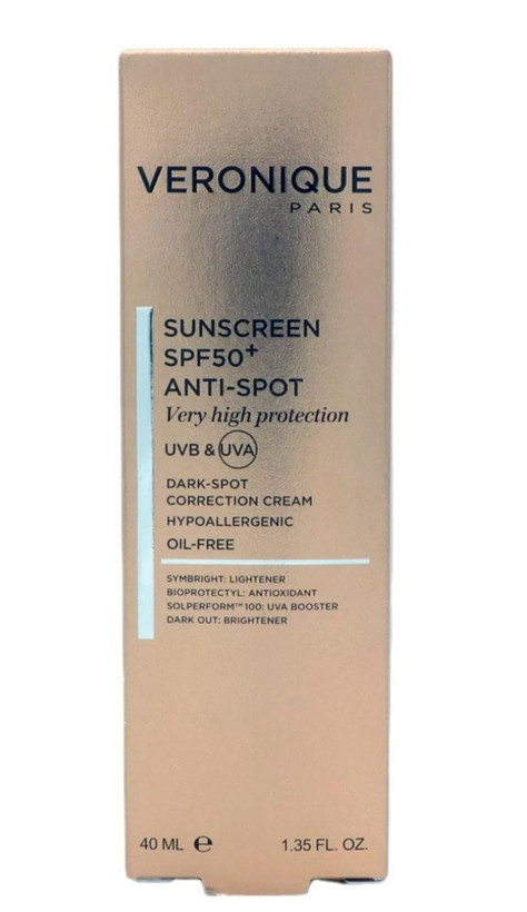 کرم ضد آفتاب و ضدلک ورونیک فاقد چربی spf50