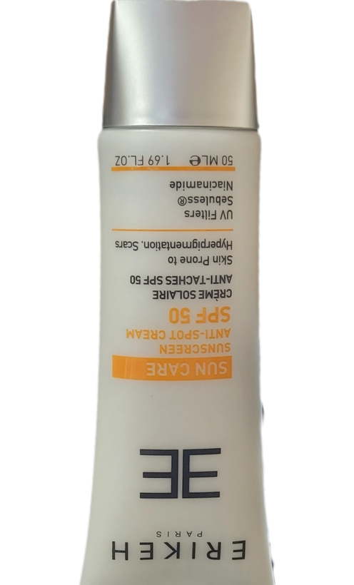 کرم ضد آفتاب وضدلک بی رنگ اریکه SPF50