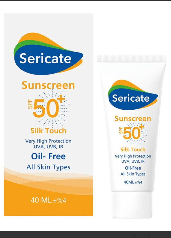 کرم ضد آفتاب سریکیت سیلک تاچspf50 (فاقد رنگ وچربی )