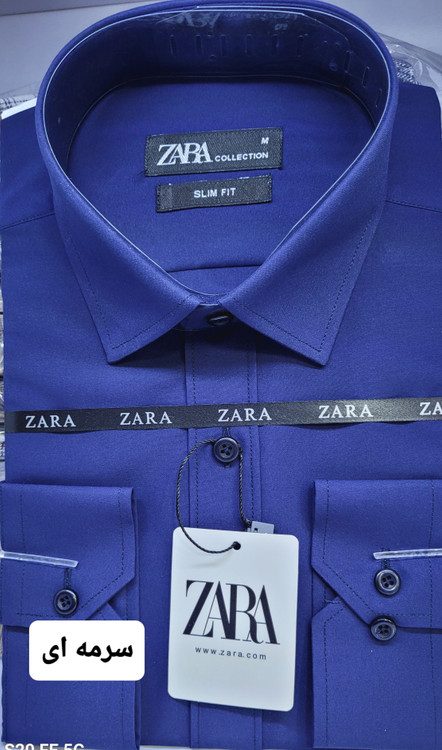 پیراهن مردانه زارا جزئیات دکمه